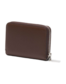 Women | Property Compact Zipped Wallet Brown Smooth