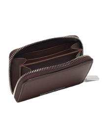 Women | Property Compact Zipped Wallet Brown Smooth