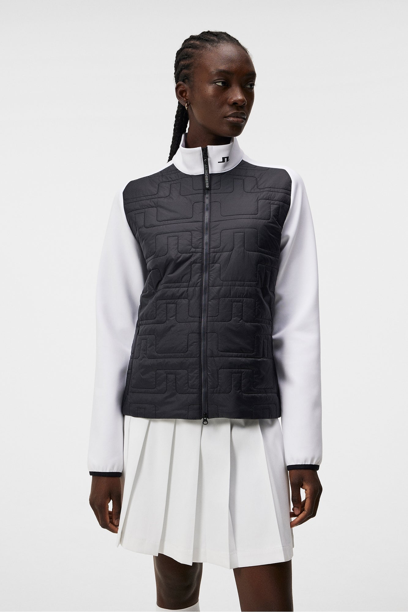 Women | Quilt Hybrid Jacket | Black