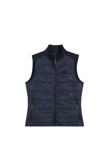 Women | Quilt Hybrid Vest | JL Navy