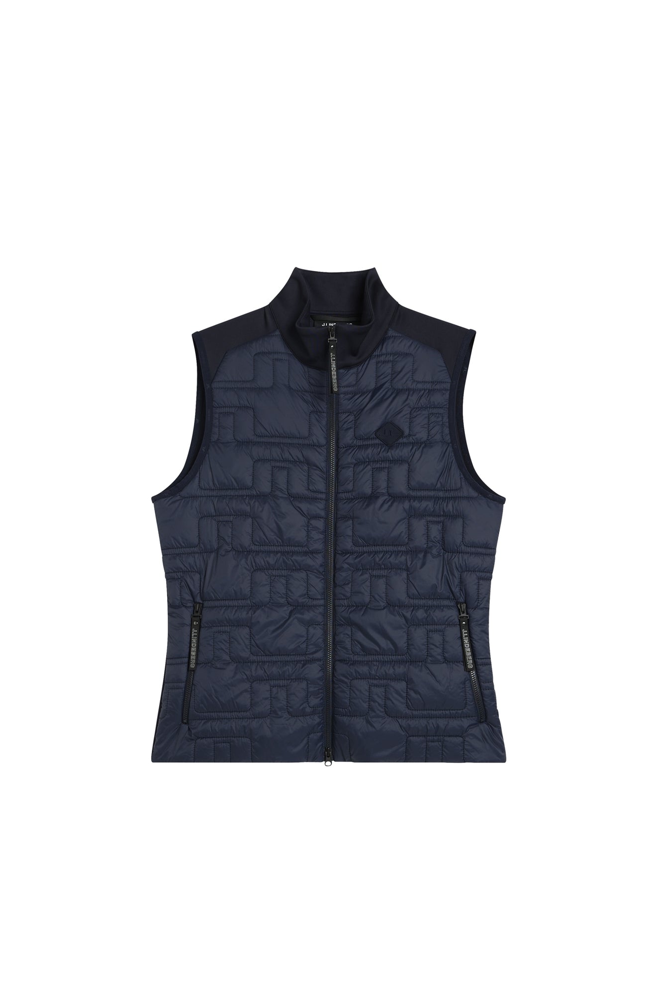 Women | Quilt Hybrid Vest | JL Navy