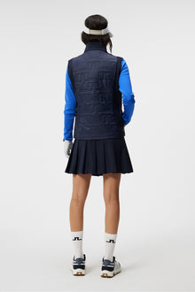 Women | Quilt Hybrid Vest | JL Navy