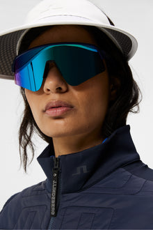 Women | Quilt Hybrid Vest | JL Navy