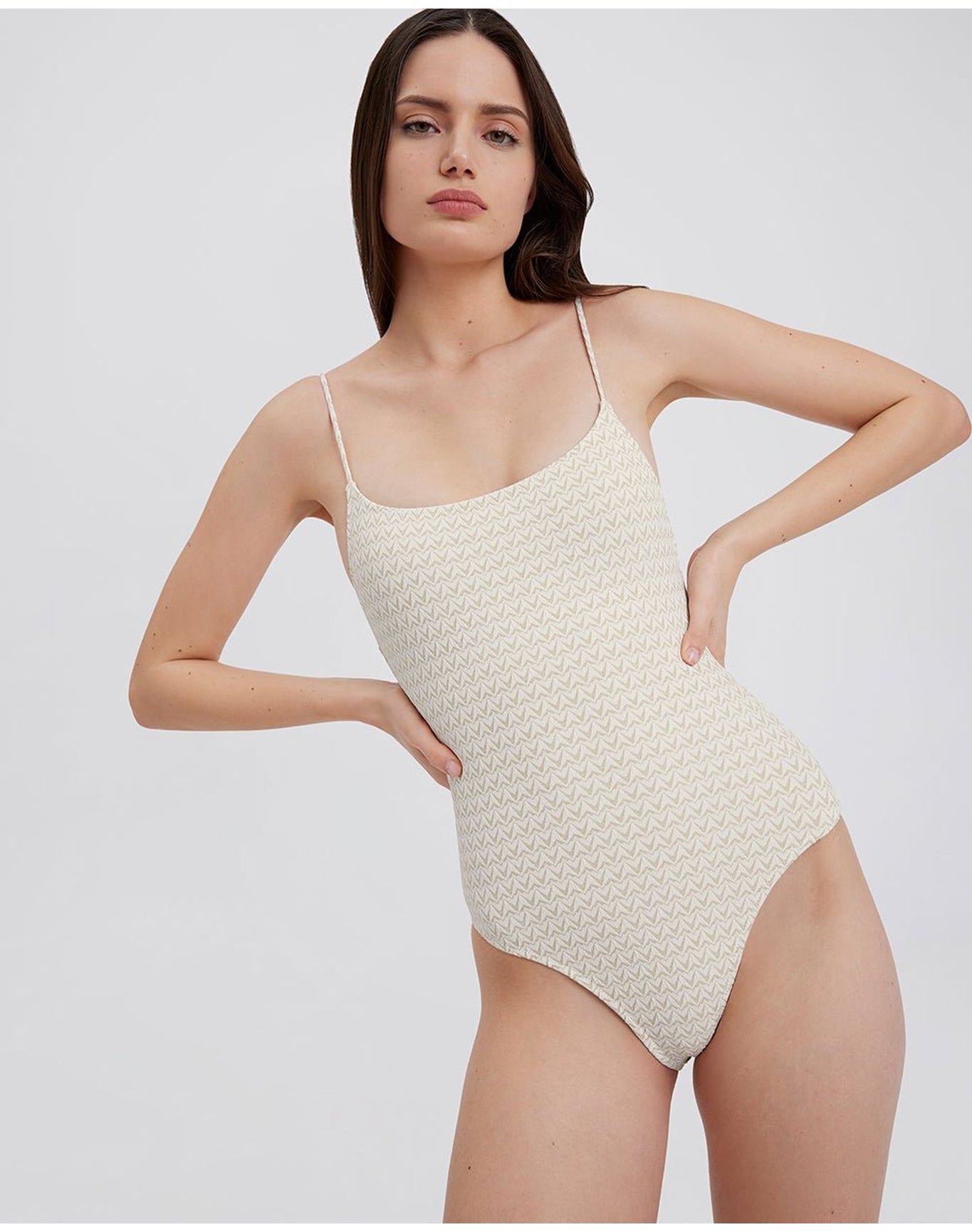 Renna One Piece Jacquard | Ecru