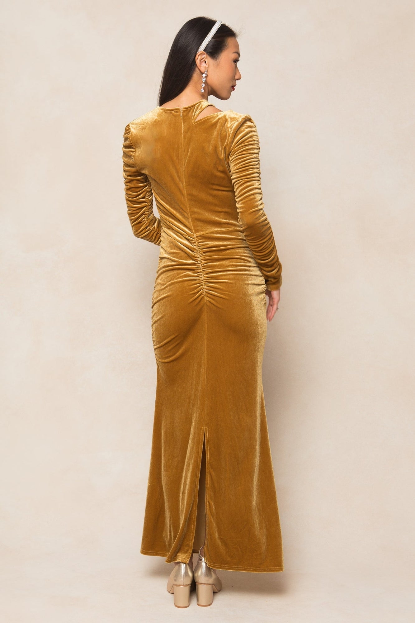 Women | Romance Me Dress | Gold