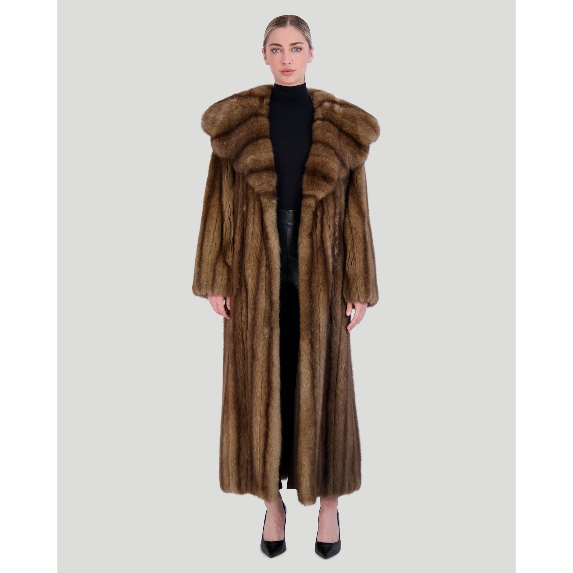 Women | Russian Sable Coat | Brown