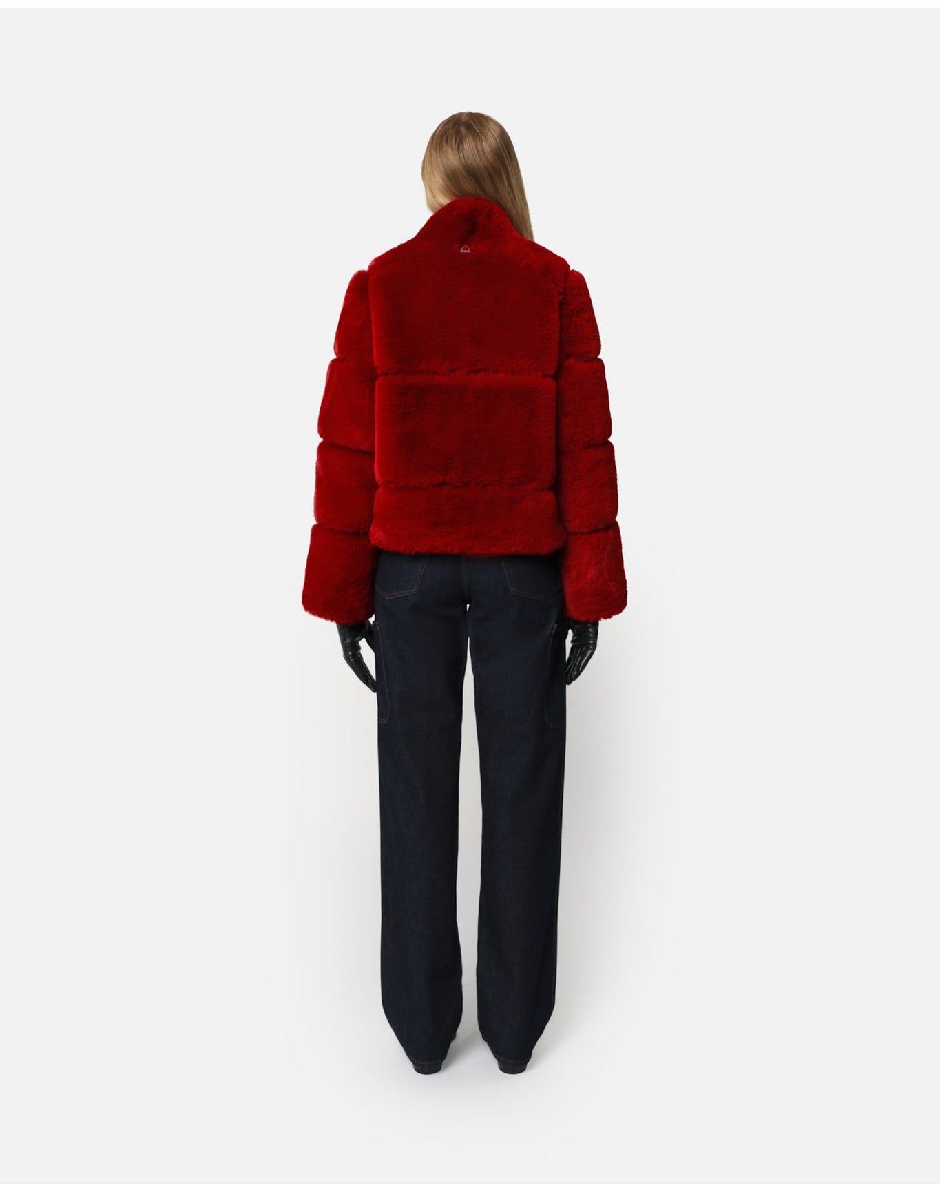 Sai Faux Fur Coat | Rouge