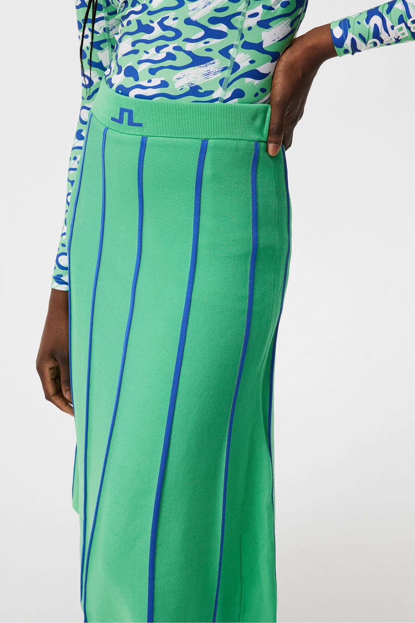 Women | Sally Knitted Skirt | Jade Cream