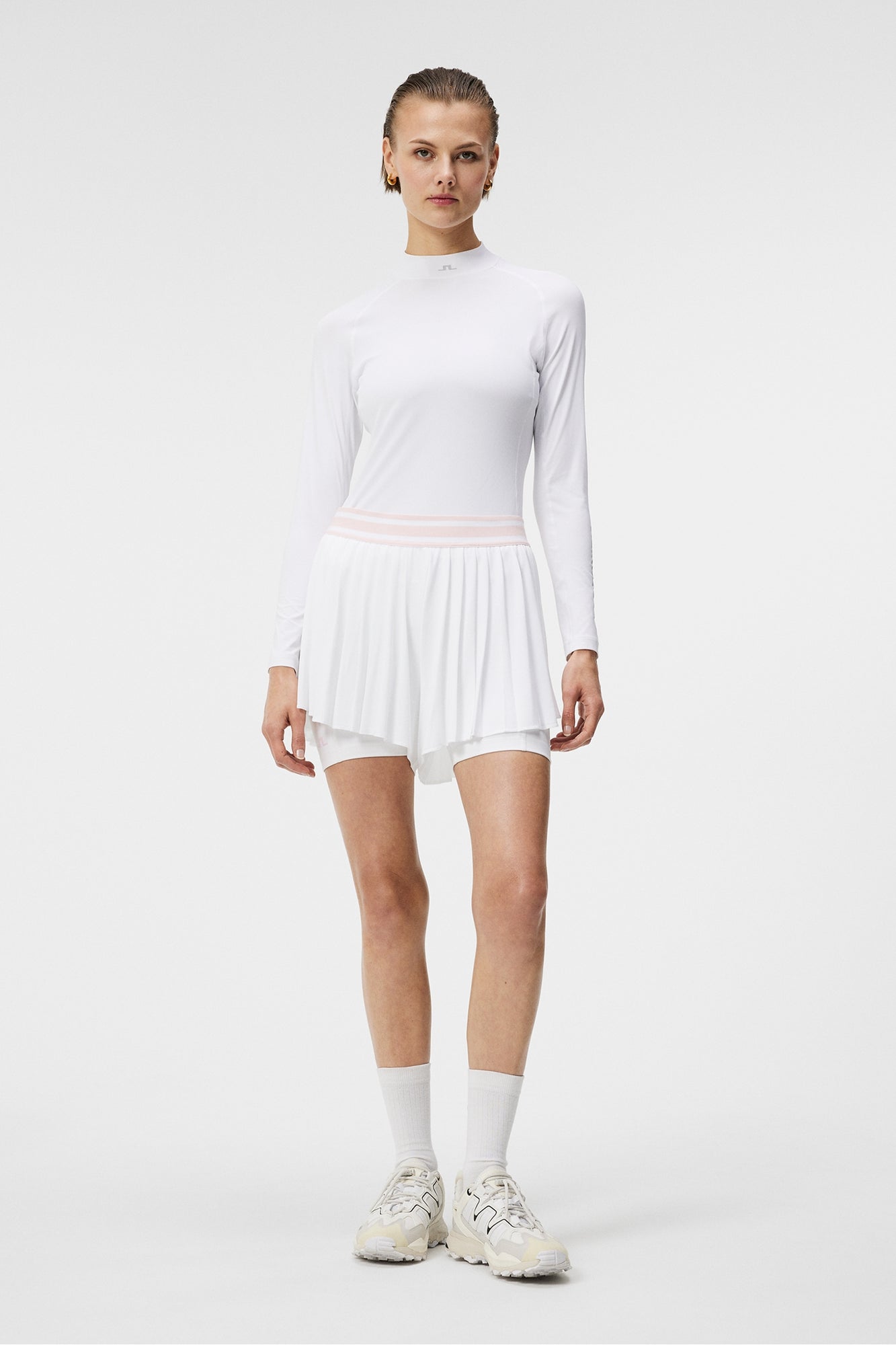 Women | Selah Pleated Shorts | White