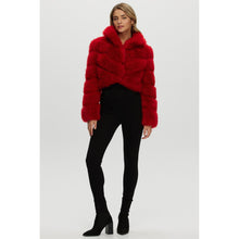 Women | Select Cashmere Goat Bolero | Red