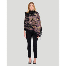 Women | Select Cashmere Stole | Black Paisley