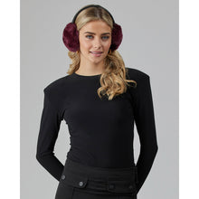 Women | Select Shearling Lamb Earmuffs | Burgundy