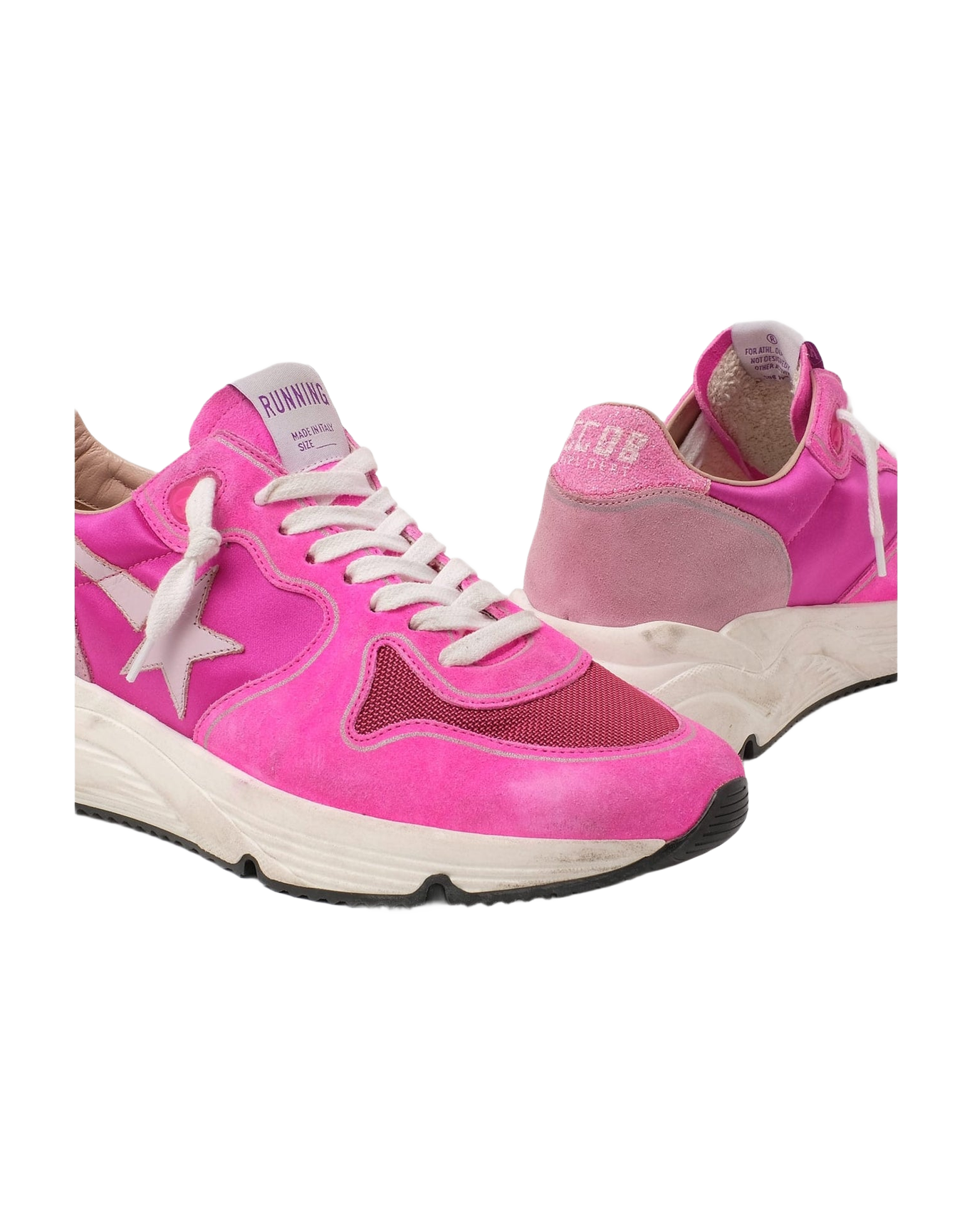 Women | Sneakers Running Sole Col N1 Fuxia Suede-Pink Star