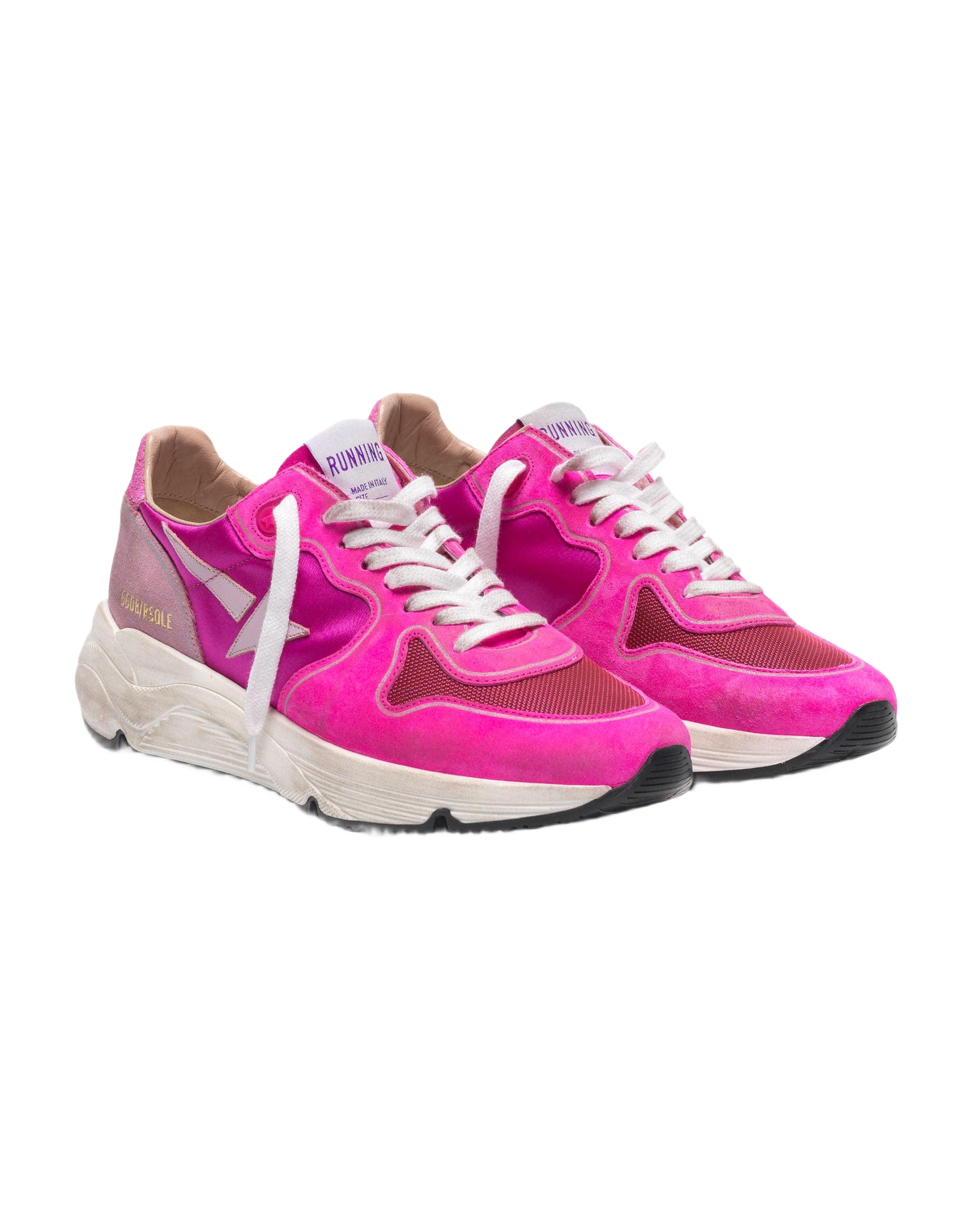 Women | Sneakers Running Sole Col N1 Fuxia Suede-Pink Star