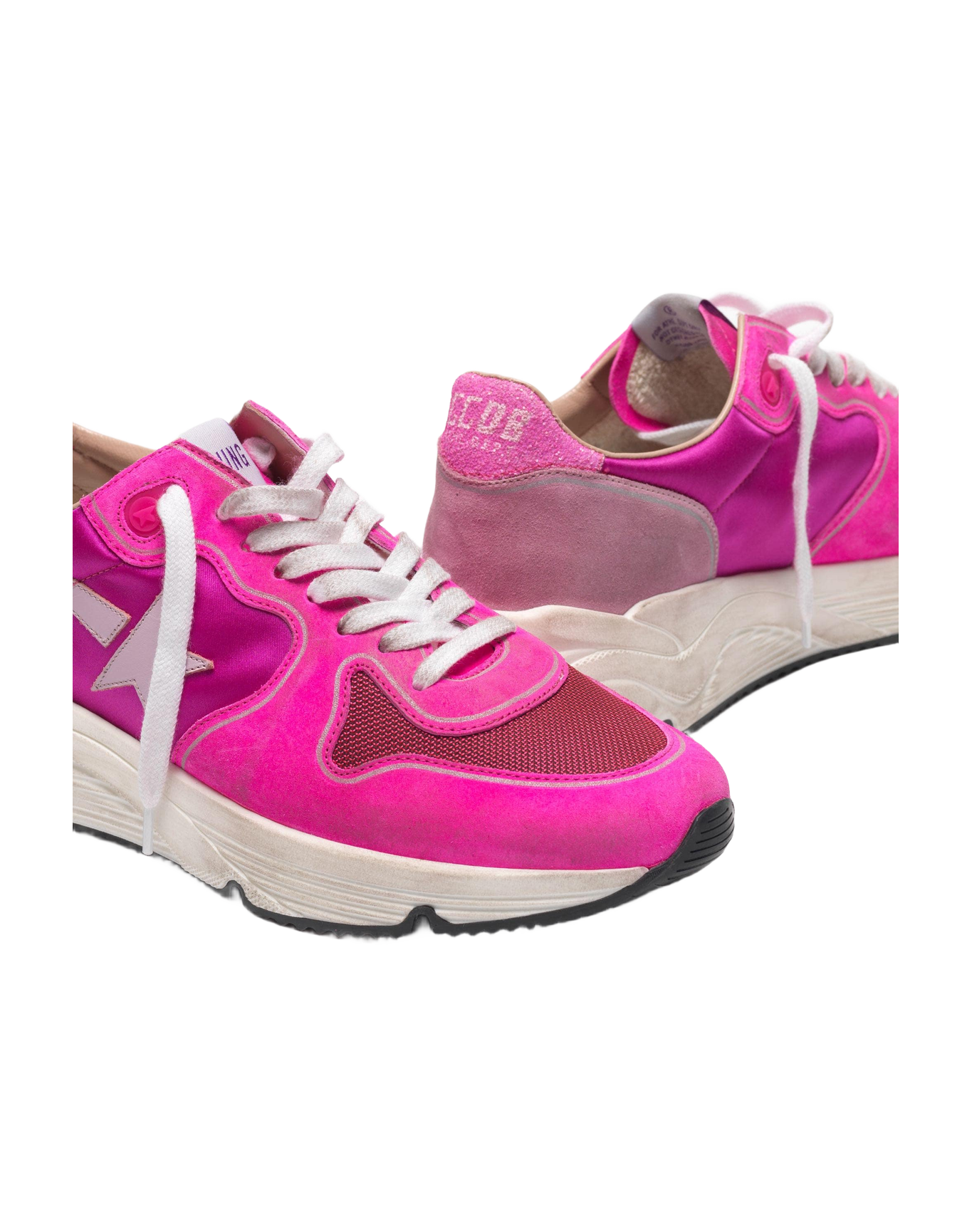 Women | Sneakers Running Sole Col N1 Fuxia Suede-Pink Star