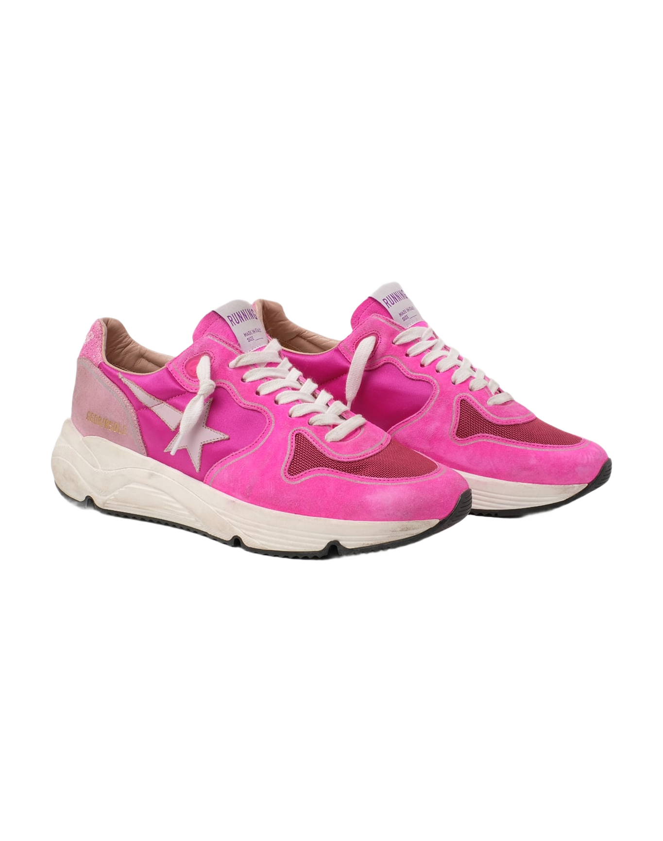 Women | Sneakers Running Sole Col N1 Fuxia Suede-Pink Star