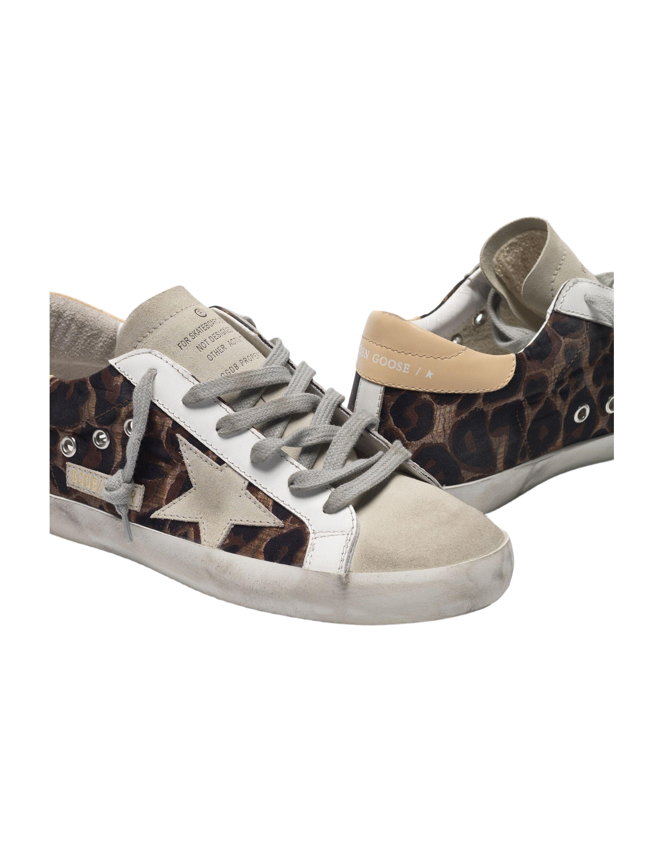 Women | Sneakers Super-Star Leopard Fabric-Hazelnu
