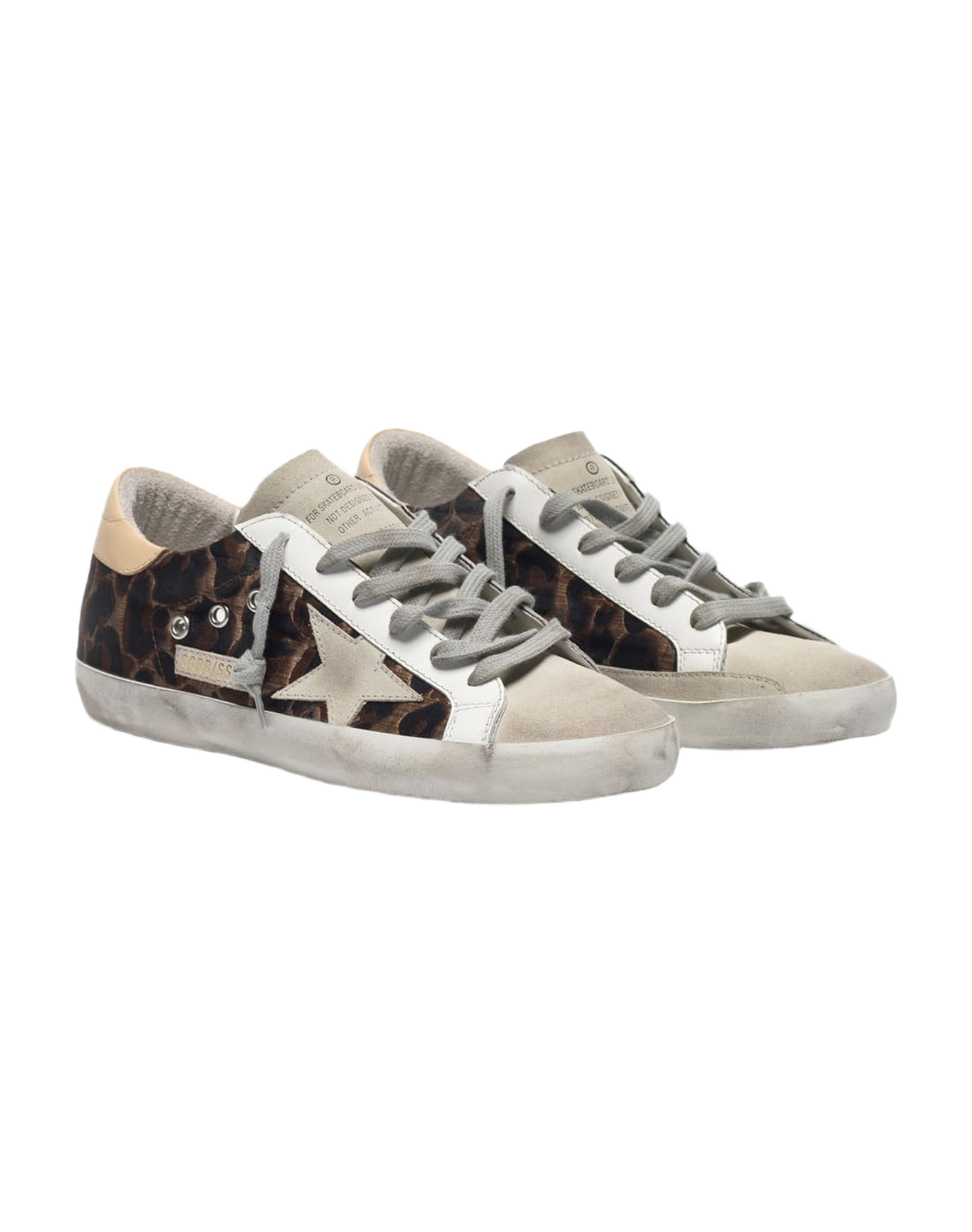 Women | Sneakers Super-Star Leopard Fabric-Hazelnu