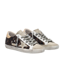 Women | Sneakers Super-Star Leopard Fabric-Hazelnu