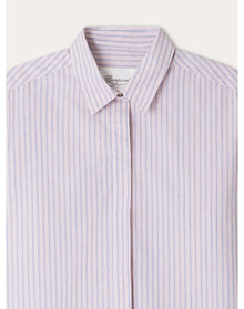 Women | Striped Geneva Shirt | Pink