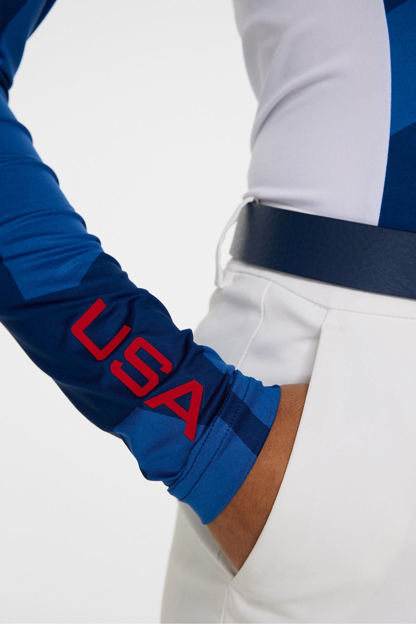 Women | Sylvie Compression Top | Us Golf Blue
