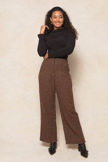 Women | Tabitha Trousers | Brown x Multi