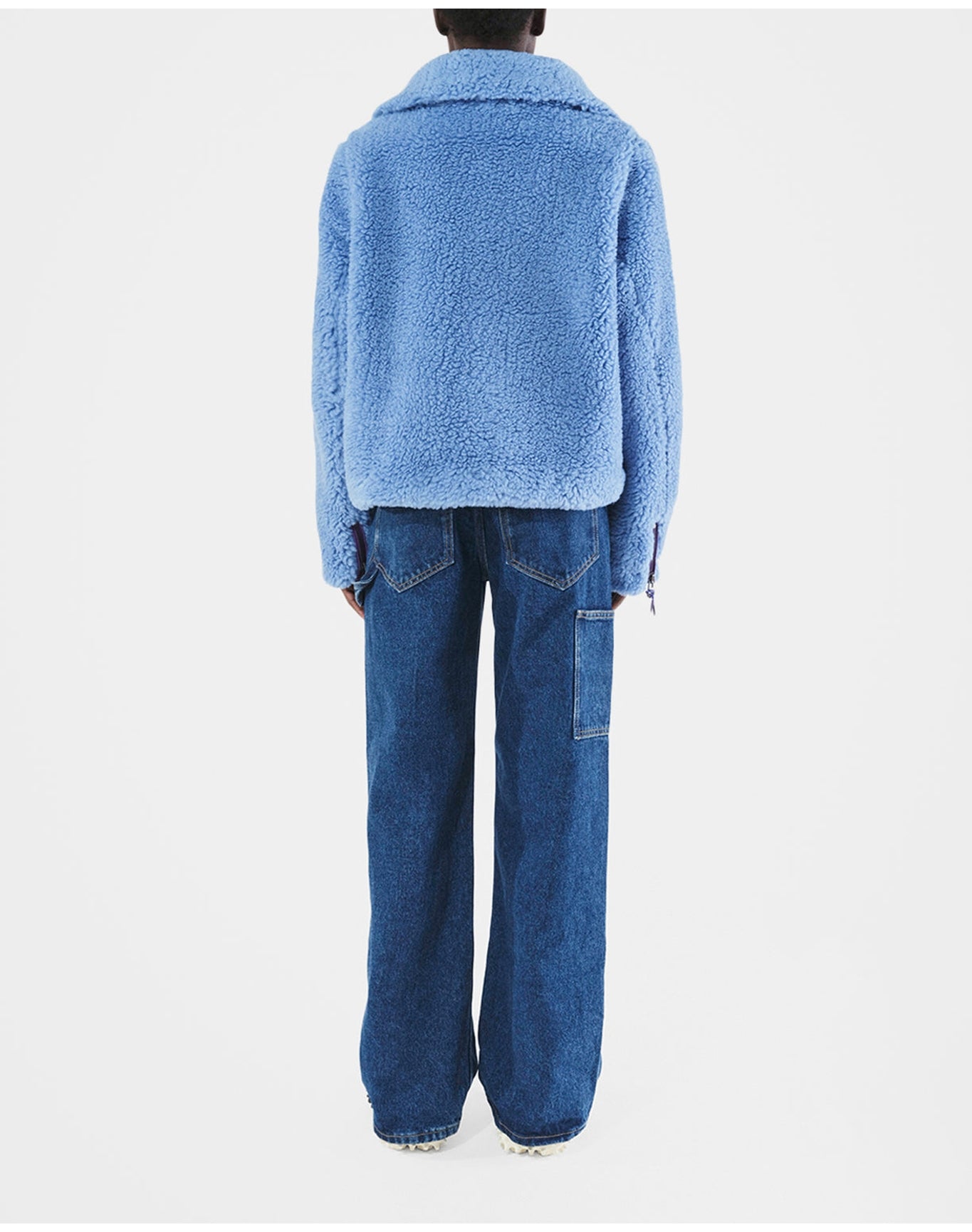 Tamika Plant Based Coat | Marina Blue