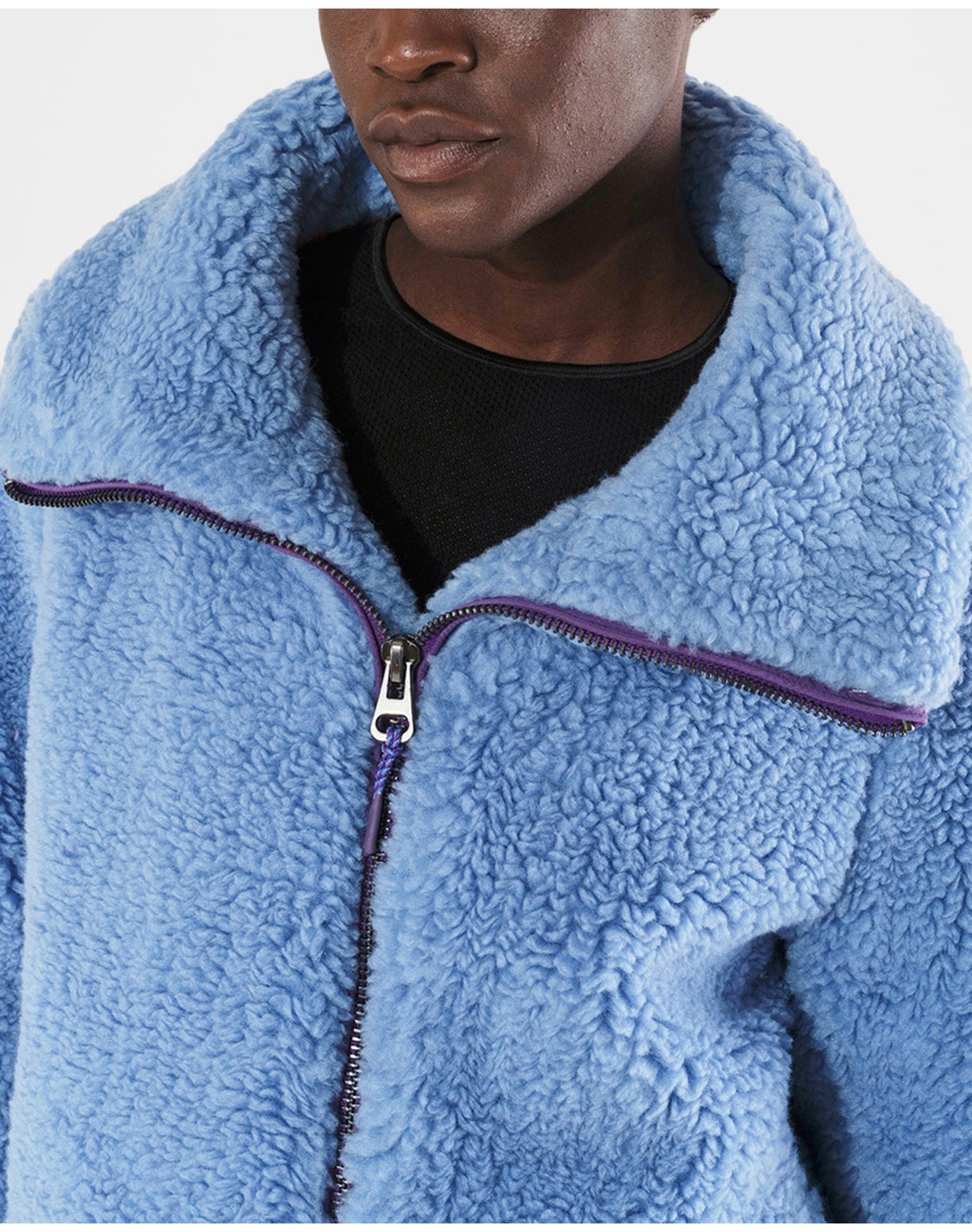 Tamika Plant Based Coat | Marina Blue