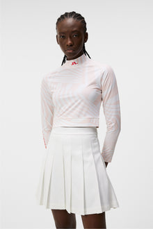 Women | Tea Long Sleeve Top | Dazzle Wave Rose