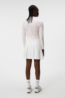 Women | Tea Long Sleeve Top | Dazzle Wave Rose