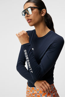 Women | Tekla Creneck Top | JL Navy