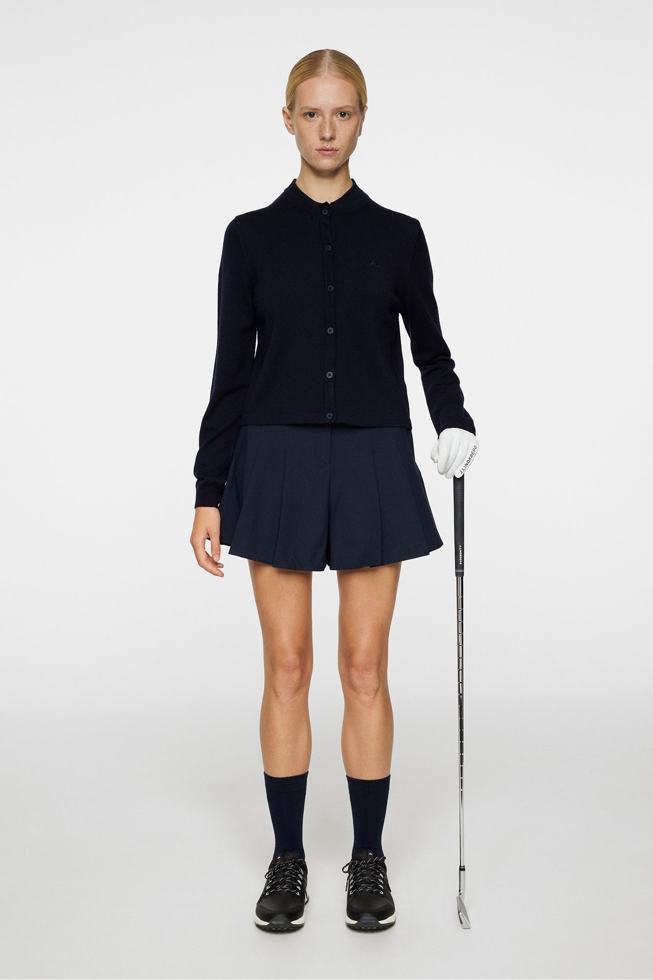 Women | Thalia Knitted Cardigan | JL Navy