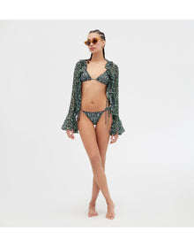 Women | The Alessia Bikini | Black Lily of the Valley