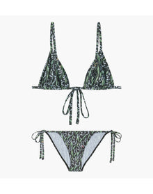 Women | The Alessia Bikini | Black Lily of the Valley