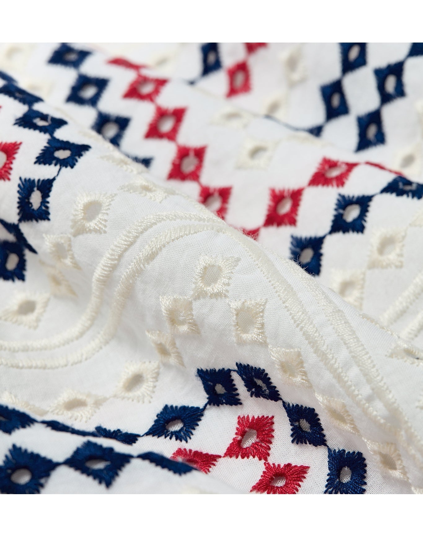Women | The Anjuli Nap Dress | Geo Eyelet