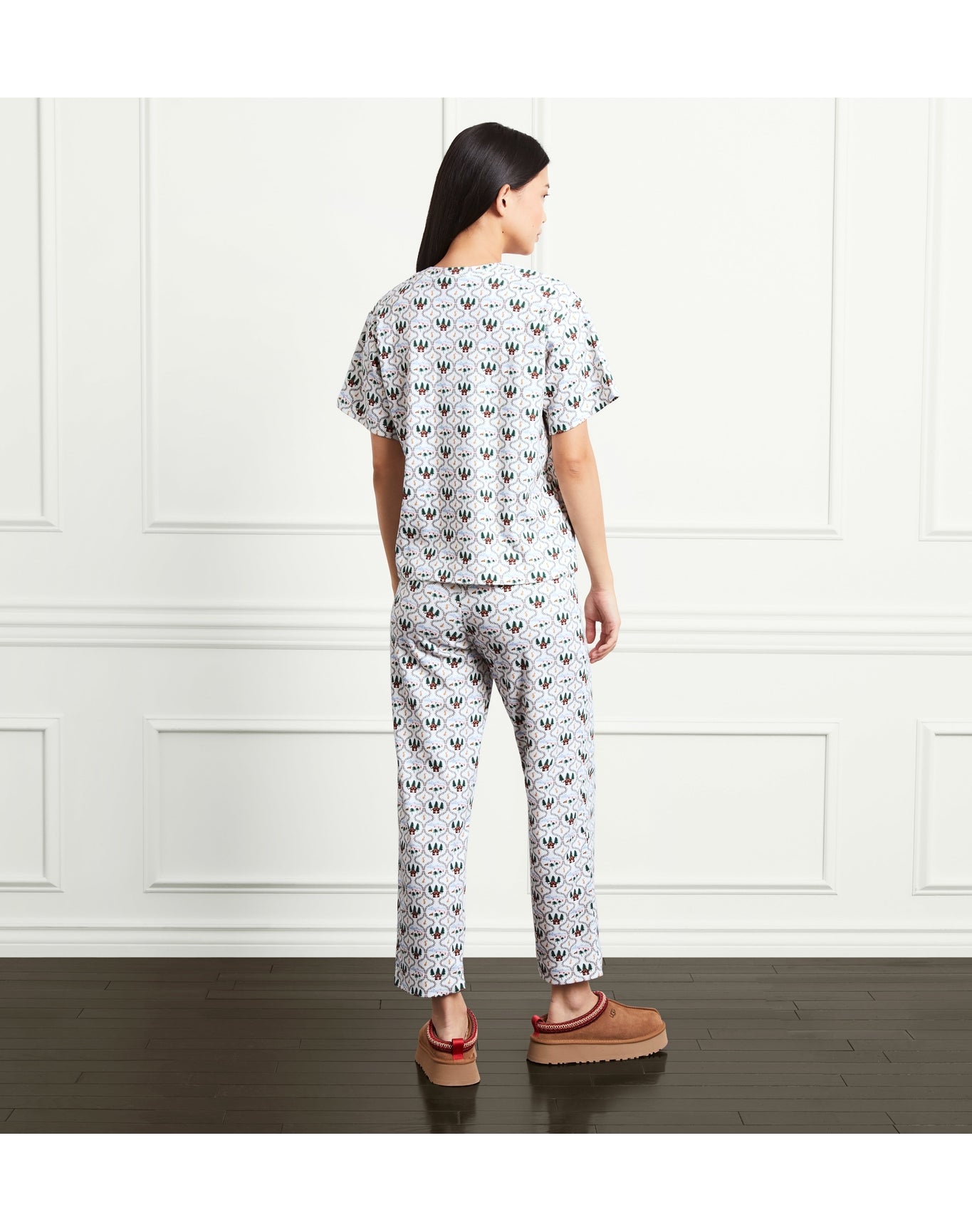 Women | The Charlotte Sleep Tee | Courchevel Toile Multi