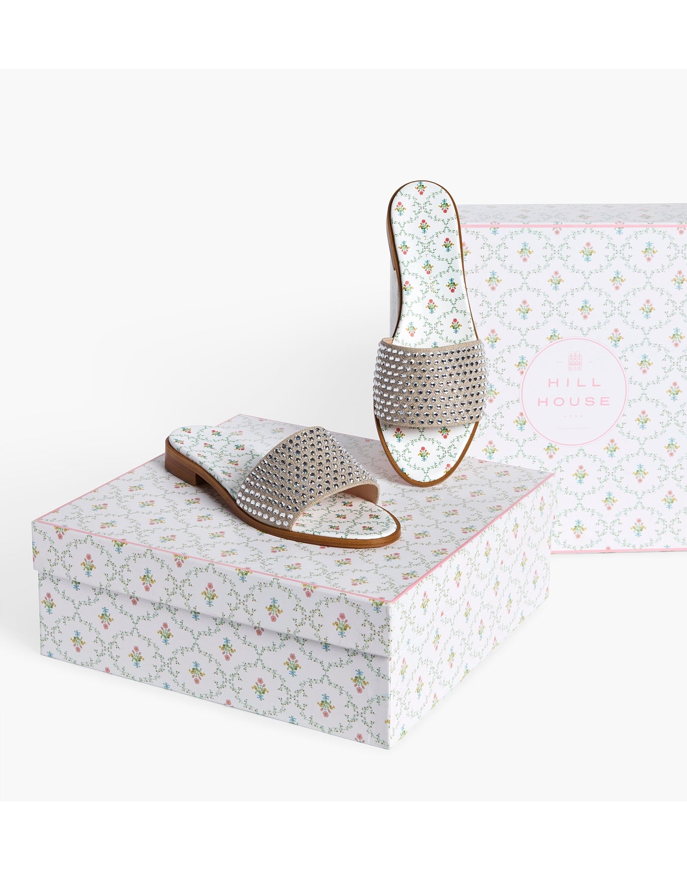 Women | The City Slide | Sand Rhinestone