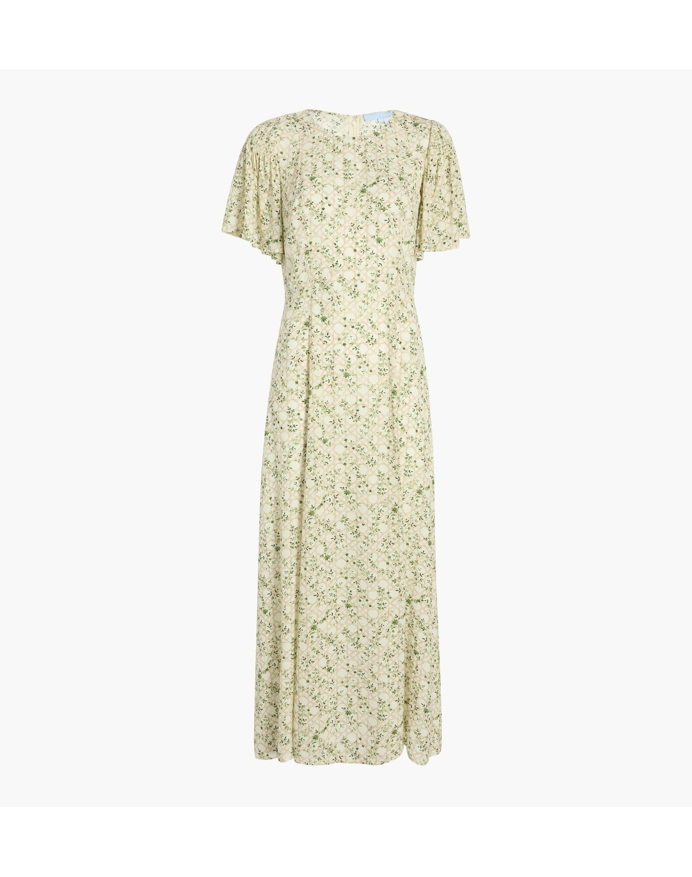 Women | The Dominique Dress | Yellow Basketweave Vine