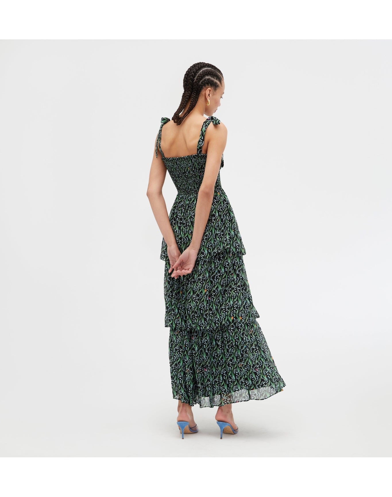 Women | The Elise Nap Dress | Black Lily of the Valley