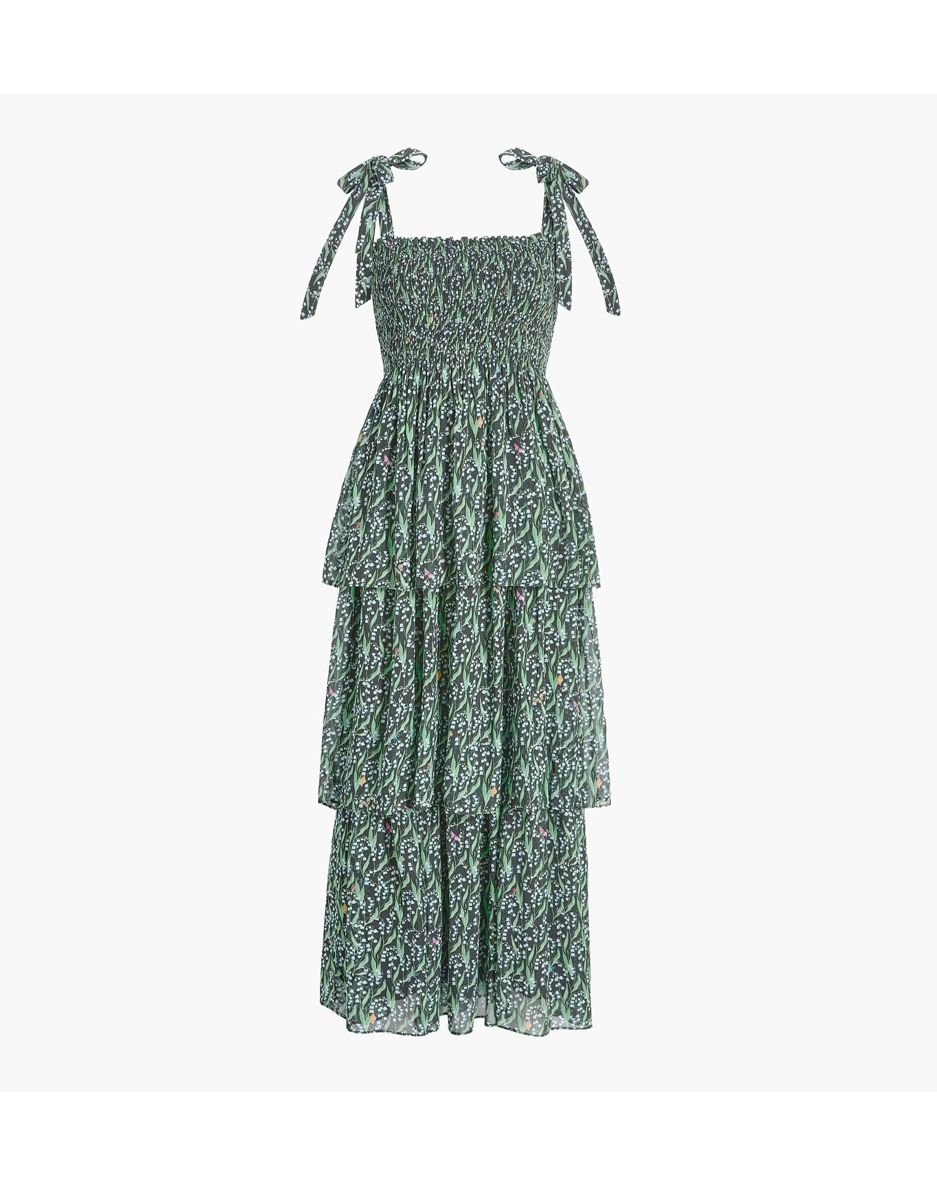 Women | The Elise Nap Dress | Black Lily of the Valley