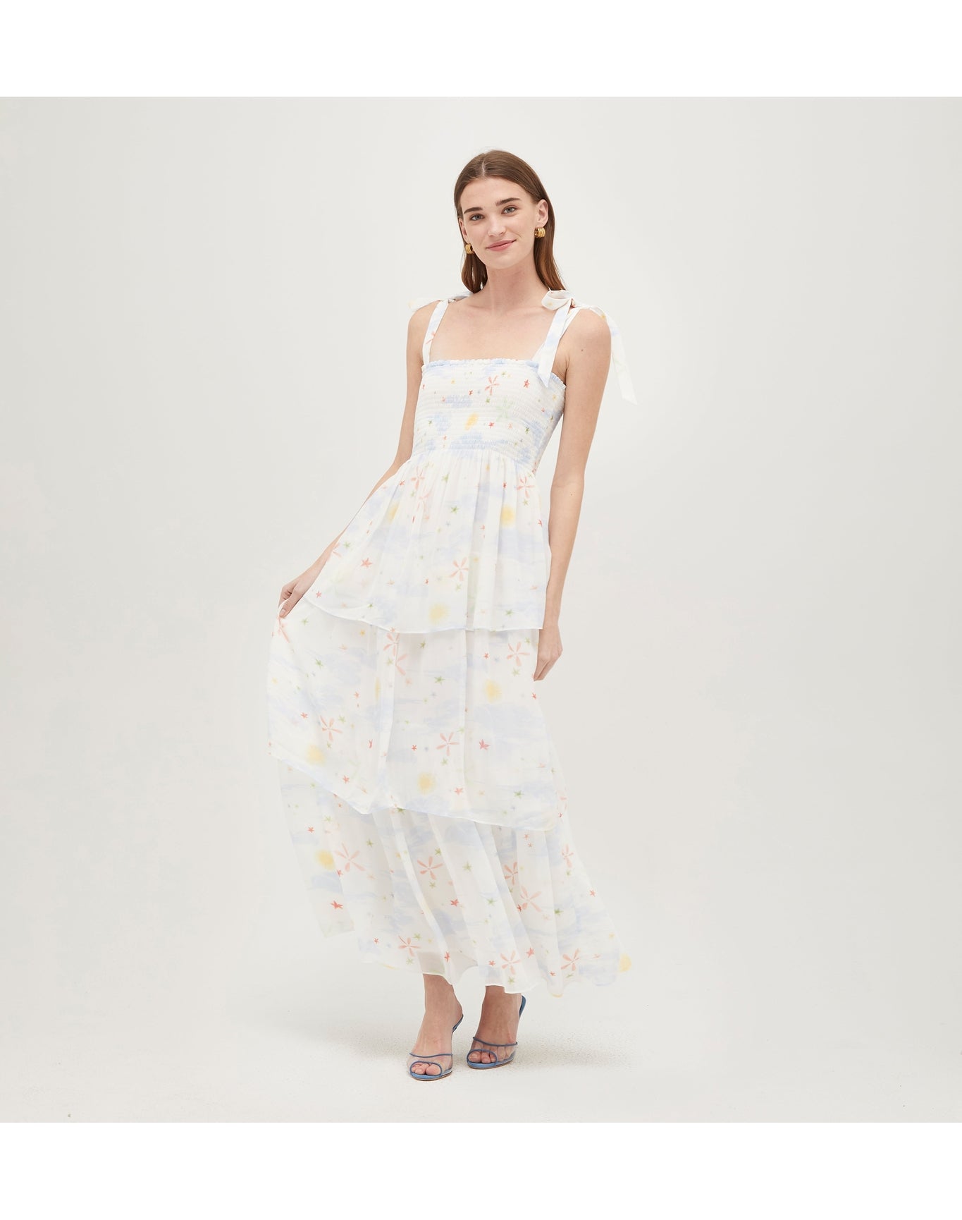 Women | The Elise Nap Dress | Celestial Floral Georgette