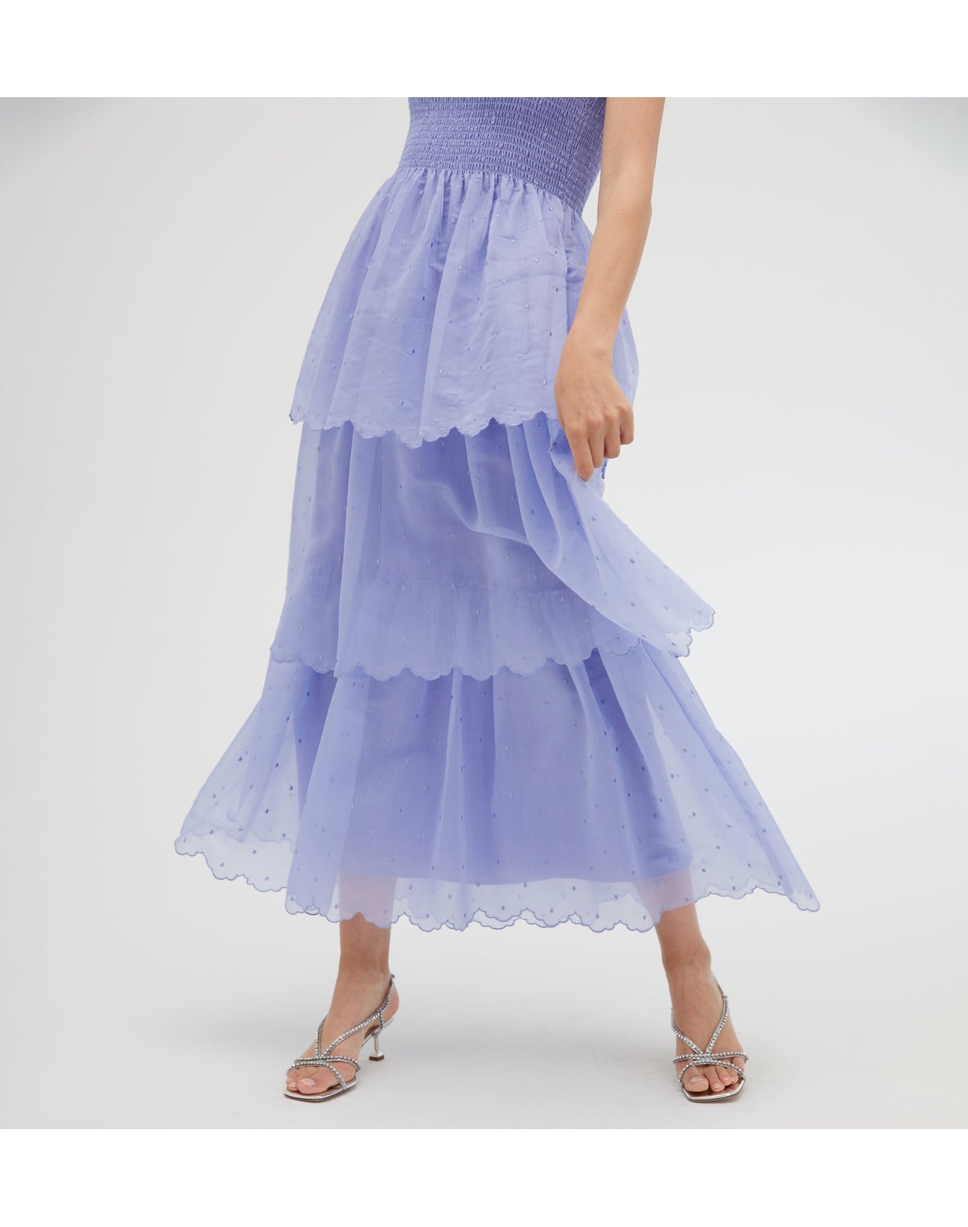 Women | The Elise Nap Dress | Hyacinth Organza Dot