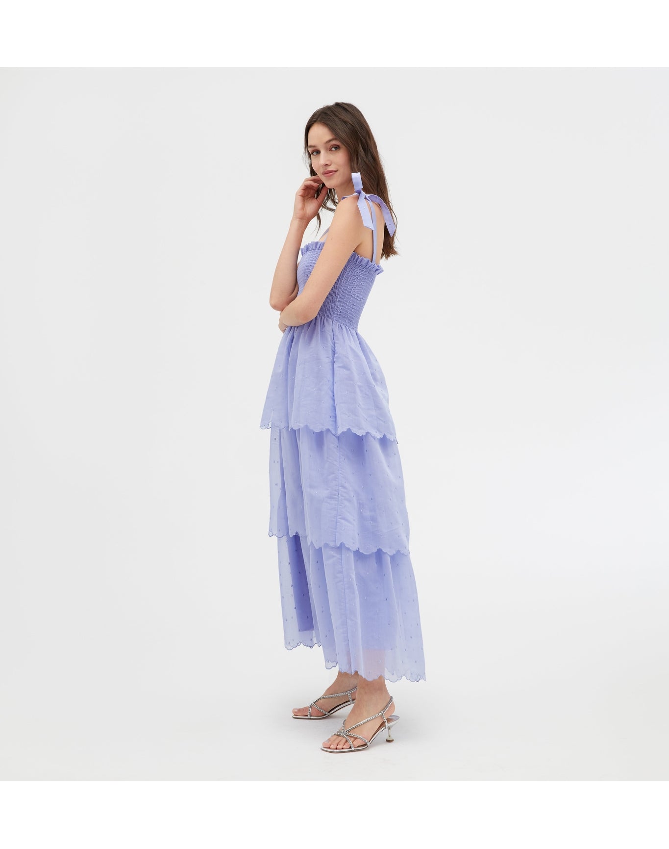 Women | The Elise Nap Dress | Hyacinth Organza Dot