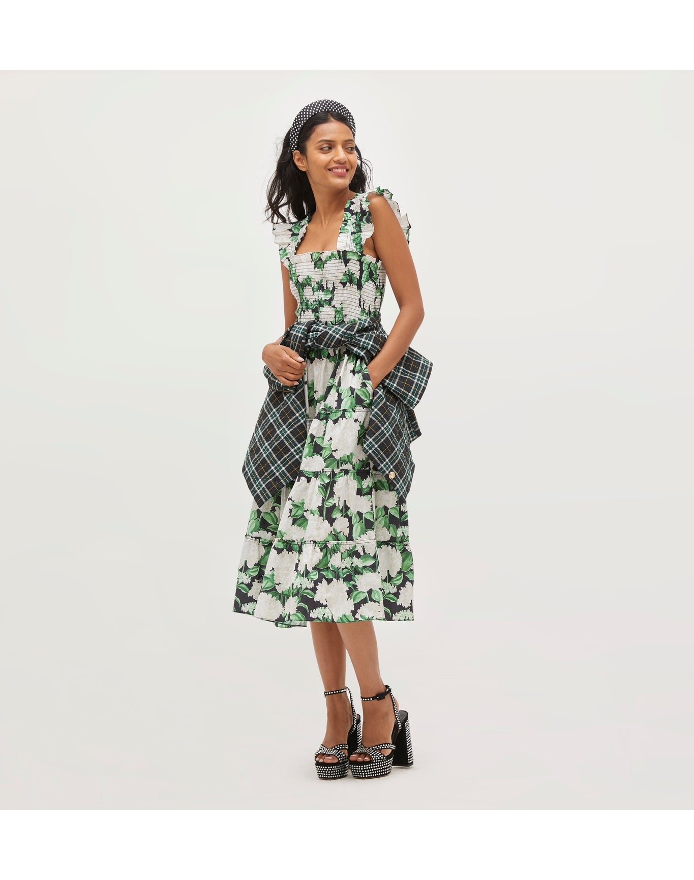 Women | The Ellie Nap Dress | Night Bloom Cotton