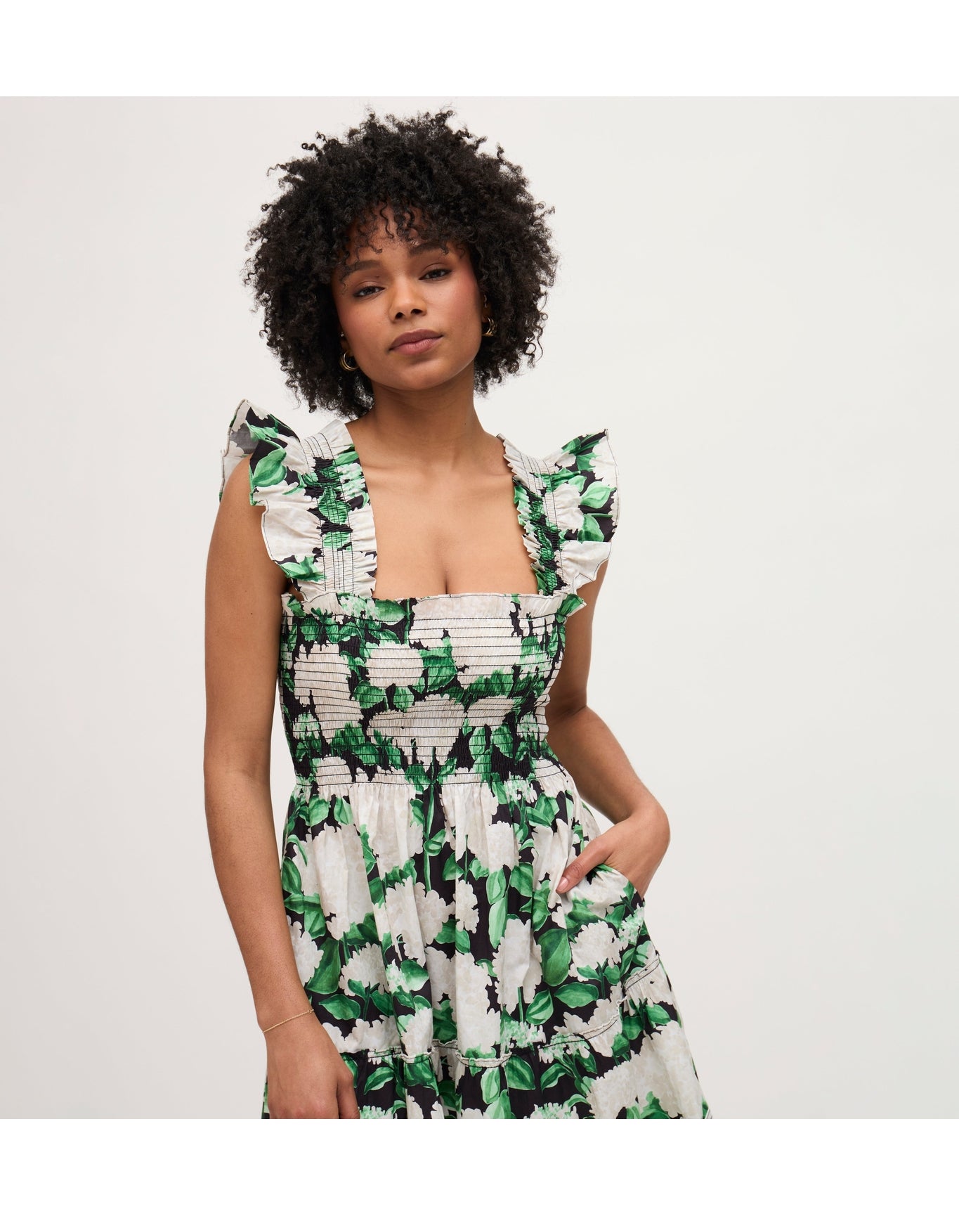 Women | The Ellie Nap Dress | Night Bloom Cotton