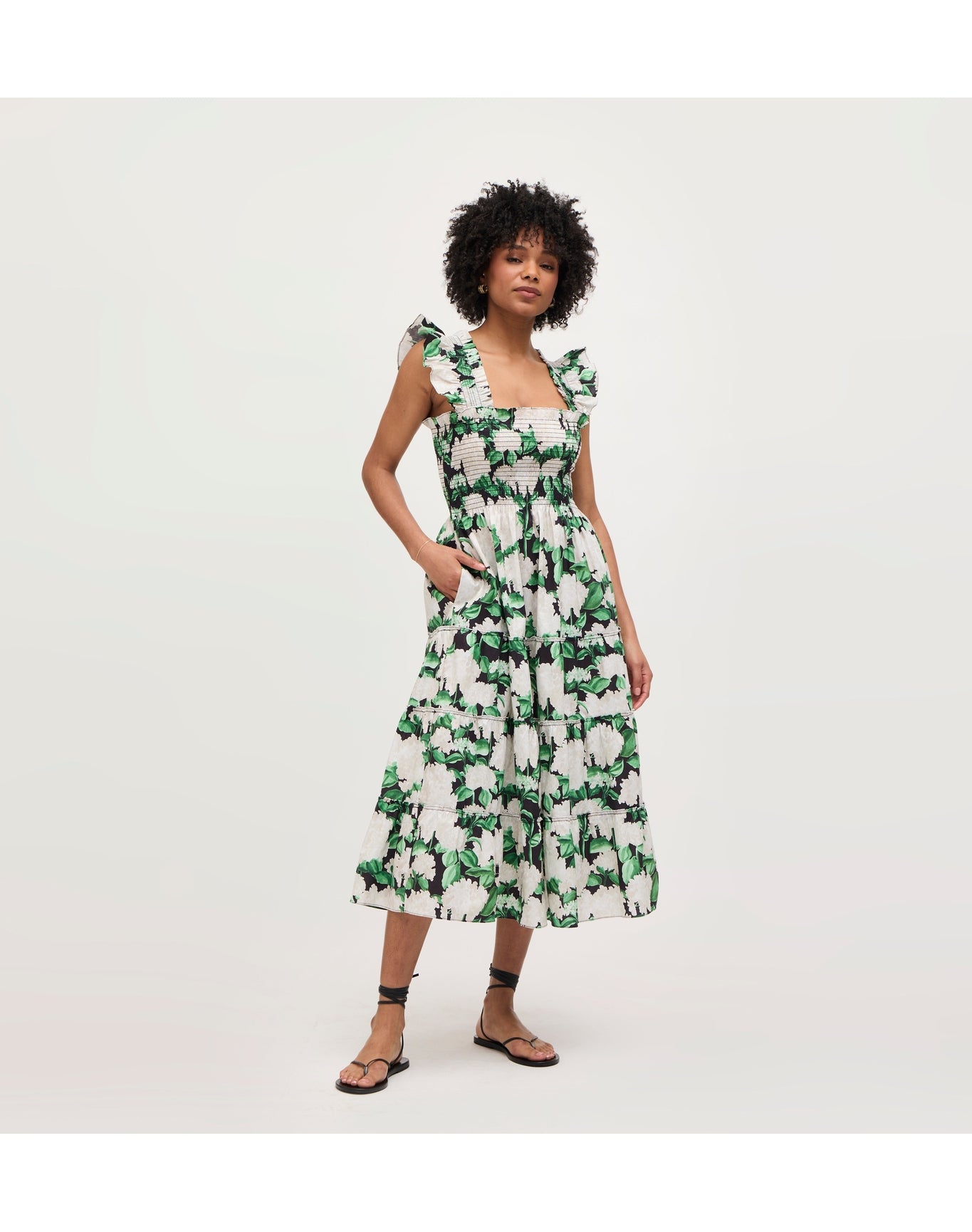 Women | The Ellie Nap Dress | Night Bloom Cotton