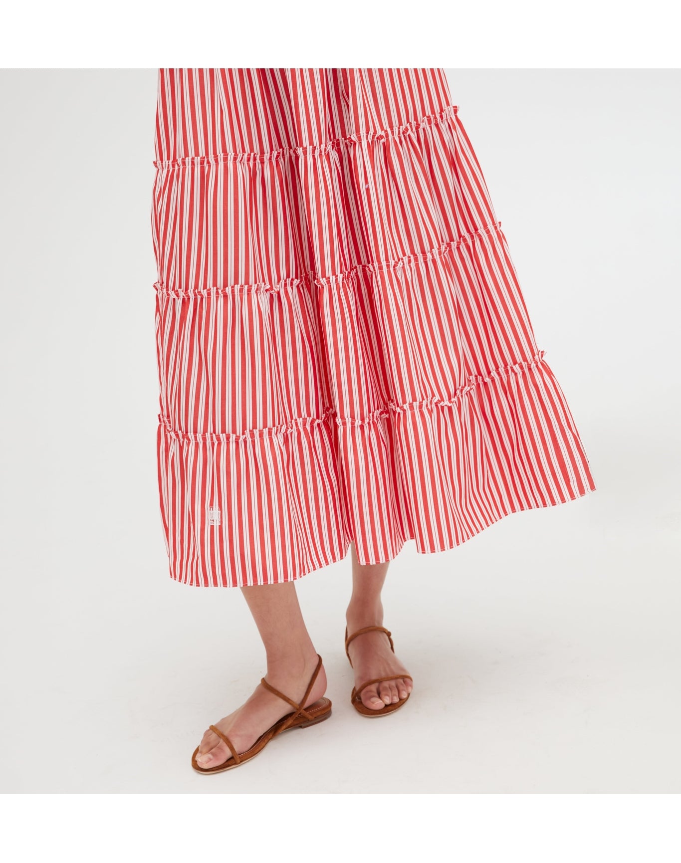 Women | The Ellie Nap Dress | Red Stripe