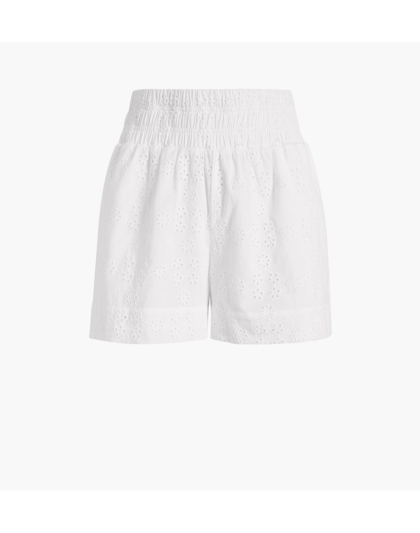 Women | The Eyelet Livie Nap Shorts | White Eyelet