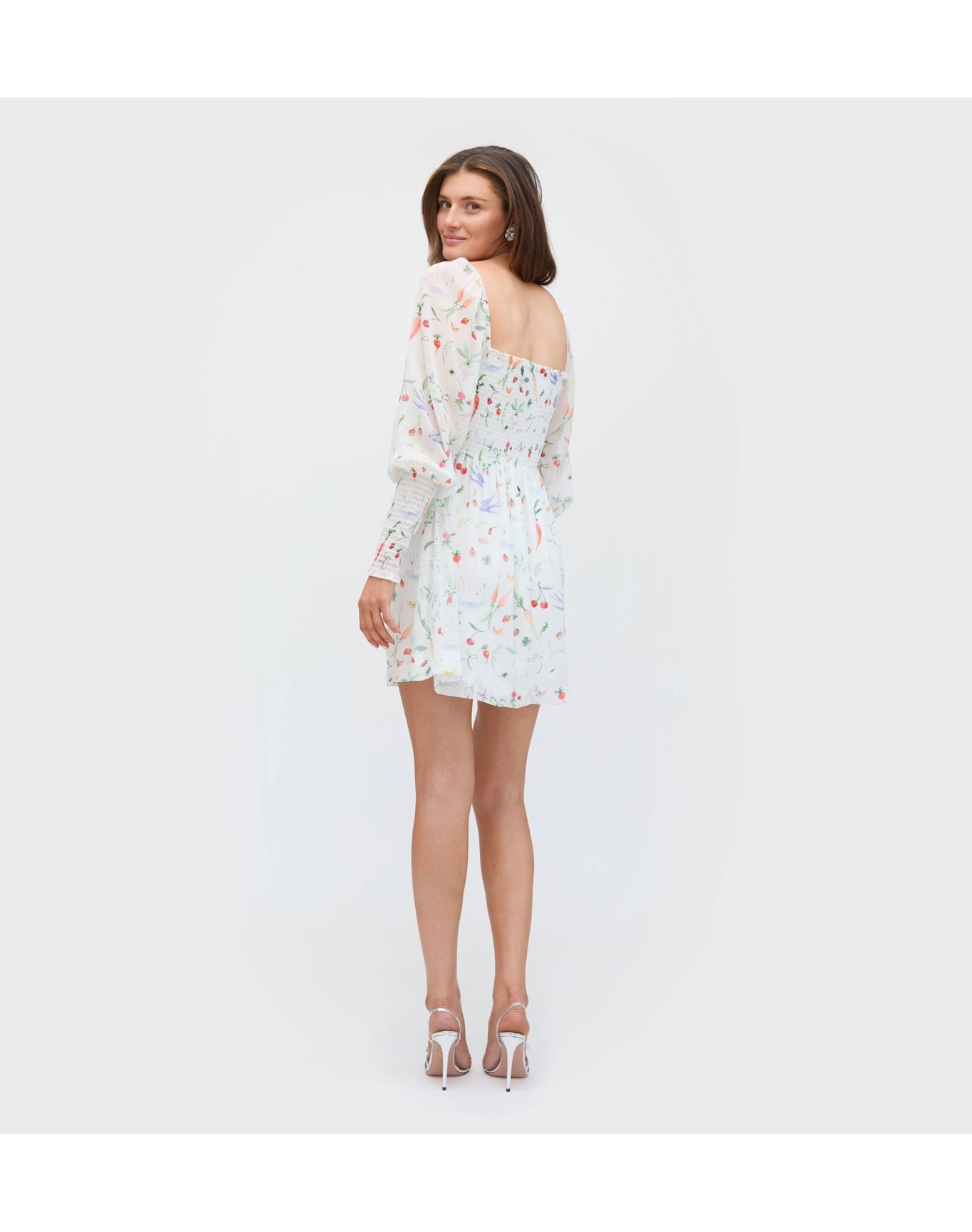 Women | The Grace Mini Nap Dress | Susannah Garrod Veggie Botanical