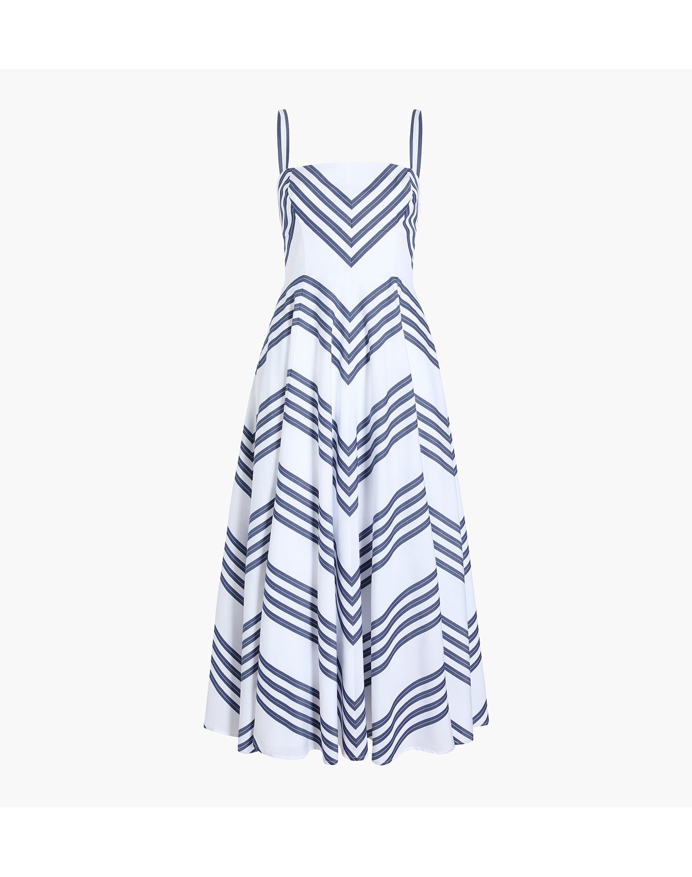 Women | The Margot Dress | Navy Stripe